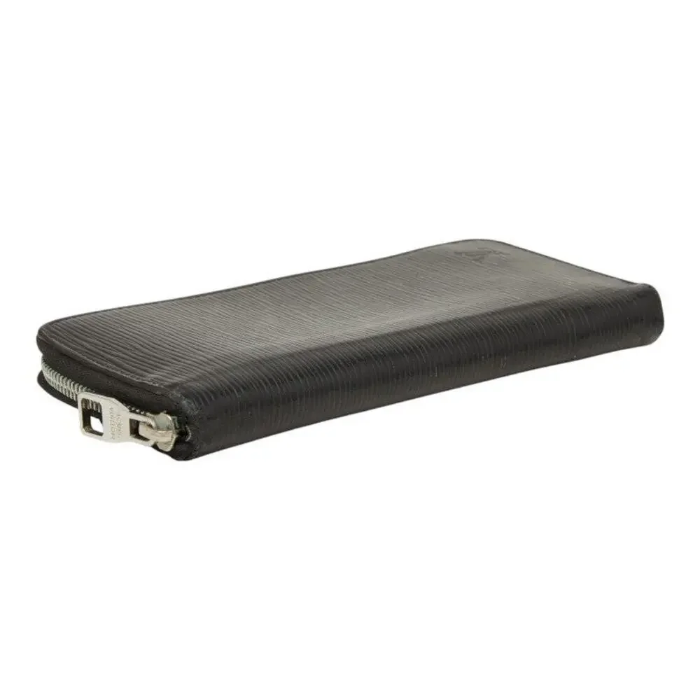 Louis Vuitton Epi Zippy Vertical Wallet Black